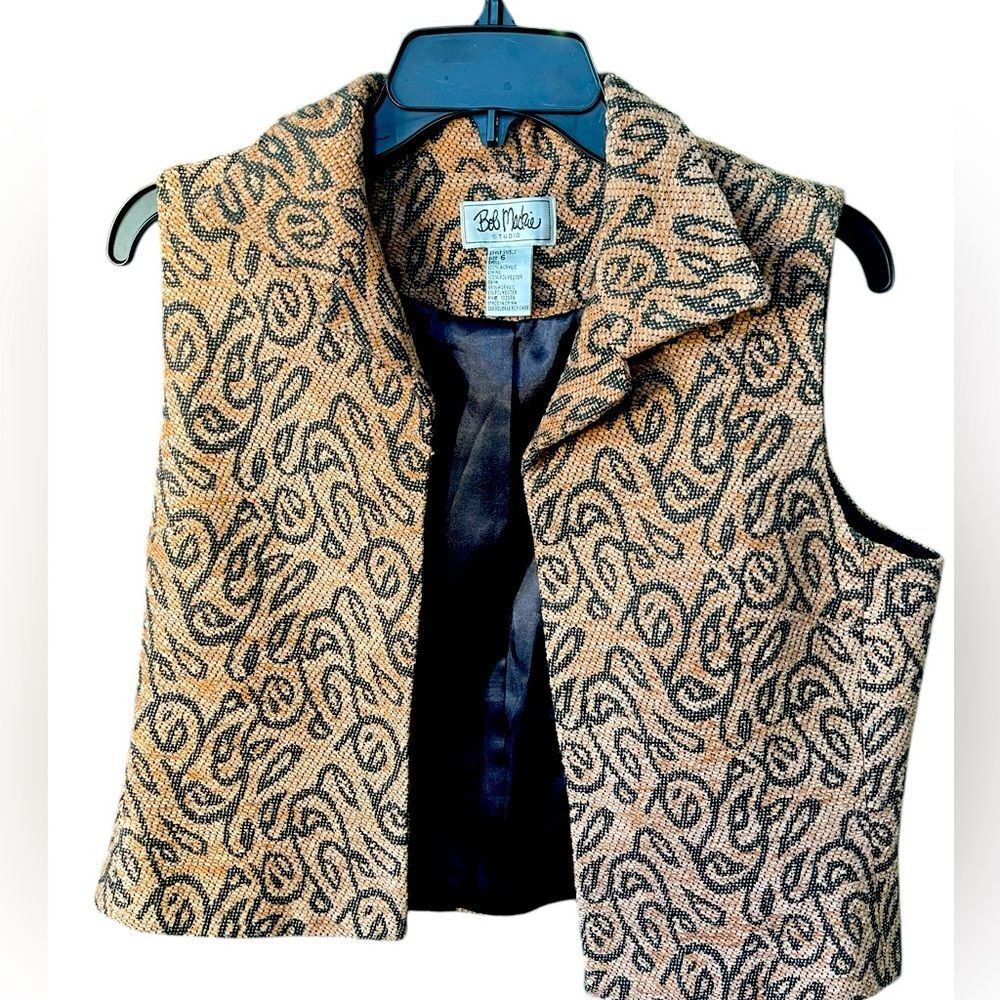 Vintage Bob Mackie Studio Vest size 6